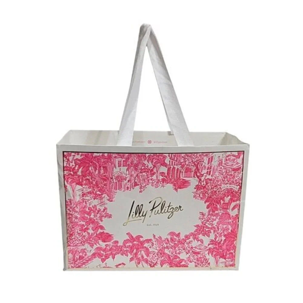 Lilly Pulitzer Boxes Bag Pink Lot